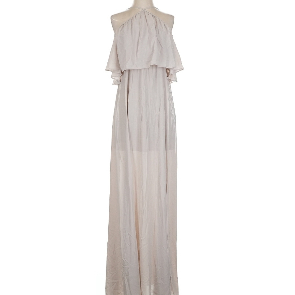 Show Me Your Mumu Sheer Ruffle Overlay Dress Spaghetti Strap Size S